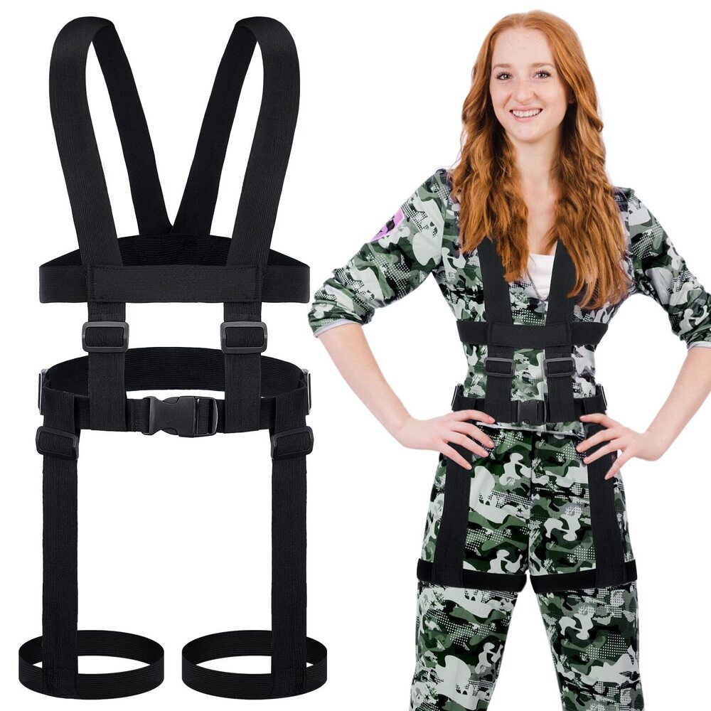 8160 Halloween Harness Adjustable Paratrooper Costume Straps Cosplay